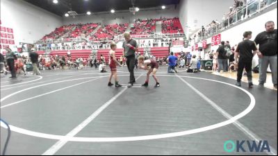 61 lbs Consi Of 8 #2 - Hayes Flanagan, Rough Riders vs Easton Yowell, Perry Wrestling Academy