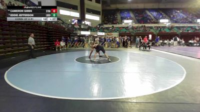 165 lbs Consi Of 8 #1 - Cameron Gibbs, Stratford vs Eddie Jefferson, Lugoff-Elgin