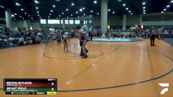 106 lbs Round 2 (6 Team) - Bryson Rutledge, Guerilla WC vs Bryant Rollo, East Alabama Wrestling Team