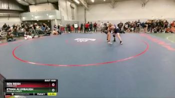 215 lbs Cons. Round 3 - Ethan Alumbaugh, Douglas County vs Ben Reish, Canon City