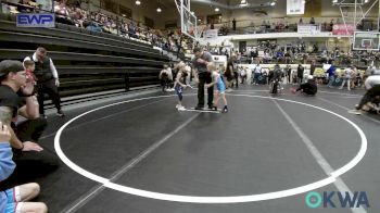 40 lbs Quarterfinal - Jenson Inger, Powerhouse vs Braxton Shackelford, Lions Wrestling Academy