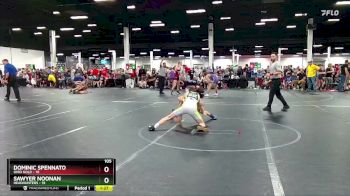 105 lbs Round 1 (4 Team) - Dominic Spennato, Ohio Gold vs Sawyer Noonan, Headhunters
