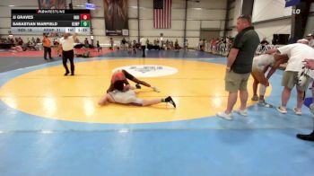 132 lbs Rr Rnd 3 - JJ Graves, Indiana Outlaws Gray vs Sabastian Warfield, Kempsville Wrestling Club