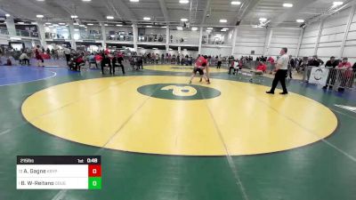 215 lbs Consi Of 4 - Anthony Gagne, Kryponite WK vs Brian Waller-Reitano, Doughboys WC