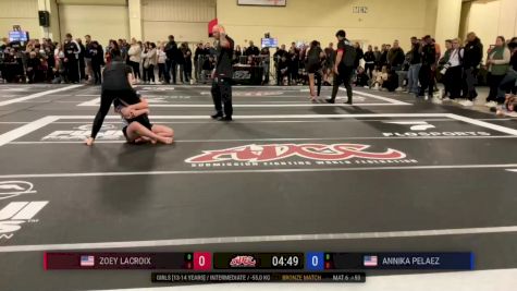 Zoey LaCroix vs Annika Pelaez 2025 ADCC Charlotte Open