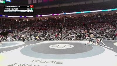 150 lbs 1st Place Match - Kane Shawger, St. Xavier vs Guardian Miller, Ashland