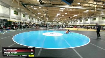 75 lbs Round 1 - Mason Dresser, Windy City Wrestlers vs Parker Wingen, Legends Of Gold