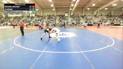 113 lbs Consi Of 64 #2 - Michael Buccino, SC vs Pj Irving, PA