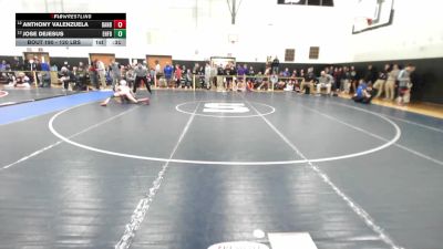 120 lbs Consi Of 8 #1 - Anthony Valenzuela, Danbury vs Jose DeJesus, East Hartford