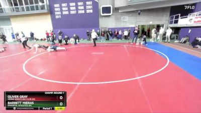 157 lbs Champ. Round 1 - Oliver Gray, Viking Wrestling Club (IA) vs Barrett Mieras, Immortal Athletics WC