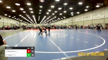 90 lbs Rr Rnd 4 - Zane Blanchard, Untouchables 14U vs Andres Lopez, POWA 14U