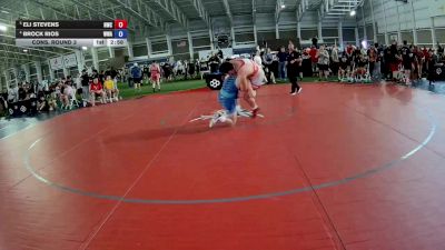 215 lbs Quarters - Eli Stevens, Northglenn Wrestling Club vs Brock Rios, Wright Wrestling Academy