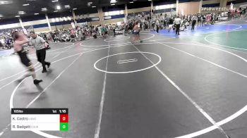 165 lbs Semifinal - Kristopher Castro, LAWC/Chaminade vs Ryan Badgett, Church Boyz