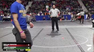 95 lbs Cons. Round 2 - Joseph Hawkins, Wichita Blue Knights vs Declan Tiemstra, Andover