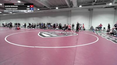 57 lbs Champ. Round 3 - Austin Bernash, Orchard Wrestling Club vs Jaxsen Bailey, Curby 3 Style Wrestling Club