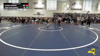152 lbs Round 1 - Mary Kate Norris, Club Not Listed vs Liliana Lorange, Warrior Warehouse Wrestling