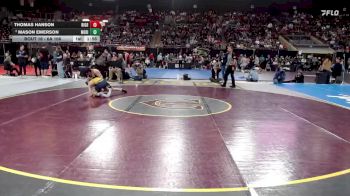 6A 106 lbs Champ. Round 1 - Thomas Hanson, Rigby vs Mason Emerson, Meridian