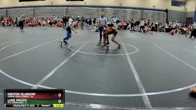 110 lbs Round 2 (8 Team) - Luke Mauch, FCA Hurricanes vs Ashton Glasgow, Junior Terps Xtreme