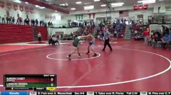 132 lbs Quarterfinal - Aaron Casey, Anamosa vs Landon Reisen, Dubuque Hempstead