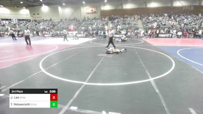 70 lbs 3rd Place - John Lee, Spanish Springs WC vs Tucker Robasciotti, Douglas County Grapplers