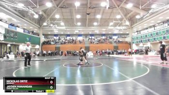 120 lbs Champ. Round 2 - Jayden Manangan, Green Valley vs Nickolas Ortiz, Brawley