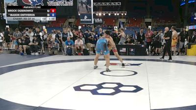 190 lbs Champ. Rd Of 64 - Brock Oizerowitz, New Jersey vs Mason Ontiveros, California