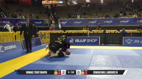 Edward Mull Lawrence III vs Ishmael Trent Draper 2026 Pan Jiu Jitsu IBJJF Championship