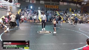 53 lbs Round 1 - Grayson Stewart, The Storm Wrestling Center vs Jonah Ard, Bison Takedown