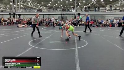 100 lbs Round 1 (4 Team) - John Saile, Revival vs Trenton Clark, Headhunters