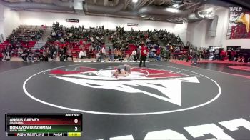 190 lbs Quarterfinal - Donavon Buschman, Fort Lupton vs Angus Garvey, Chaparral