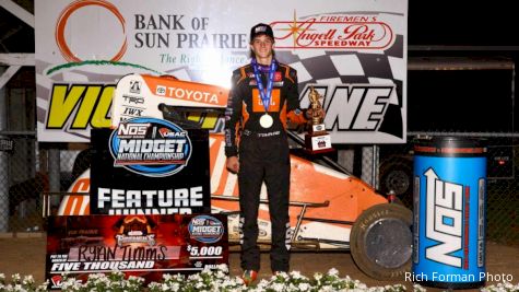 Ryan Timms Sweeps First Nights Of USAC Firemen's Nationals At Angell Park