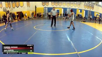 132 Gold Round 4 - Gabriel Samano, Lake Gibson vs Sam Marvel, Wellington Community Hs