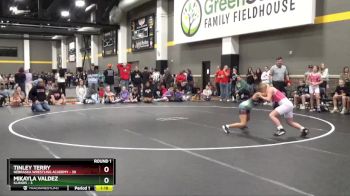 91 lbs Round 1 (4 Team) - Tinley Terry, Nebraska Wrestling Academy vs Mikayla Valdez, Illinois