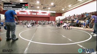 70-73 lbs Rr Rnd 1 - Kason Steckman, Piedmont vs Ryan Coose, Mannford Pirate Youth Wrestling