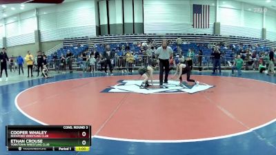 59 lbs Cons. Round 3 - Ethan Crouse, Yorktown Wrestling Club vs Cooper Whaley, Rockford Wrestling Club