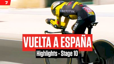 Highlights: 2023 Vuelta a España Stage 10 - Remco Evenepoel Gaining Time