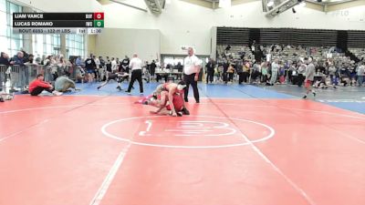 122-H lbs Quarterfinal - Liam Vance, Boyertown vs Lucas Romano, Immortals