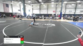 46 lbs 3rd Place - Carson Williams, Punisher Wrestling vs Kempsey Conry, Pomona Elite