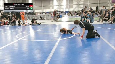 45 lbs Semis - Colt Russell, Sandpoint Legacy Wrestling Club vs Reese King, Crater Mat Club