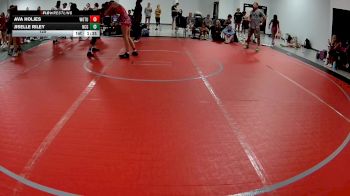 125 lbs Finals (8 Team) - Jiselle Riley, North Carolina Gold vs Ava Holjes, Women Of The Uprising