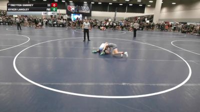 86 lbs Champ. Rd Of 32 - Ryker Langley, Powerhouse Wrestling Club vs Treyten Embrey, Tech Fall Elite