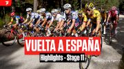 Highlights: 2023 Vuelta a España Stage 11 - Sepp Kuss Retains Lead Over Remco Evenepoel