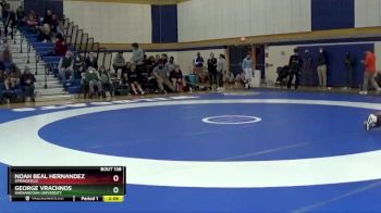 157 lbs Cons. Round 2 - Noah Beal Hernandez, Springfield vs George Vrachnos, Shenandoah University