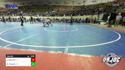 155 lbs Semifinal - Jackson Stewart, Standfast vs Mack Powell, Bristow Youth Wrestling