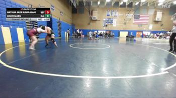 235lbs Champ. Round 2 - Natalia Jade Iliwaalani, White River (Girls) vs Leiah Maes, Bonney Lake (Girls)