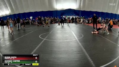 100 lbs Finals (2 Team) - Dominic Carter, Lake WC vs Quinn Smith, Pursuit WC