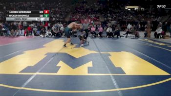 6A 165 lbs Cons. Semi - Tucker Bridwell, Lake City vs Hayden Mcdonald, Meridian