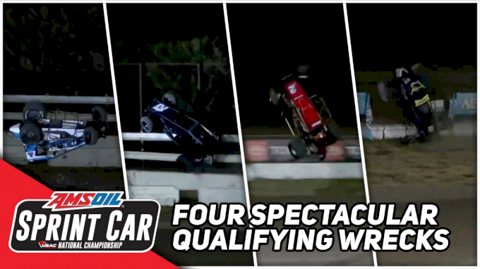 JJ Yeley, Three Others Flip In Wild USAC Qualifying Session At Devil's ...