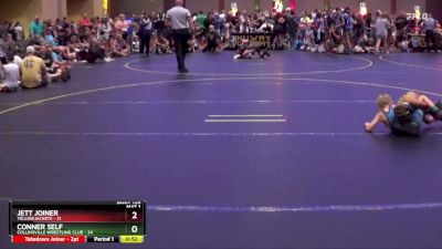 50 lbs Round 3 - Jett Joiner, Yellowjackets vs Conner Self, Collinsville Wrestling Club