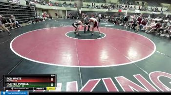 220 lbs Quarterfinals (8 Team) - Ron White, Holmen vs Hunter Powell, Joliet Catholic